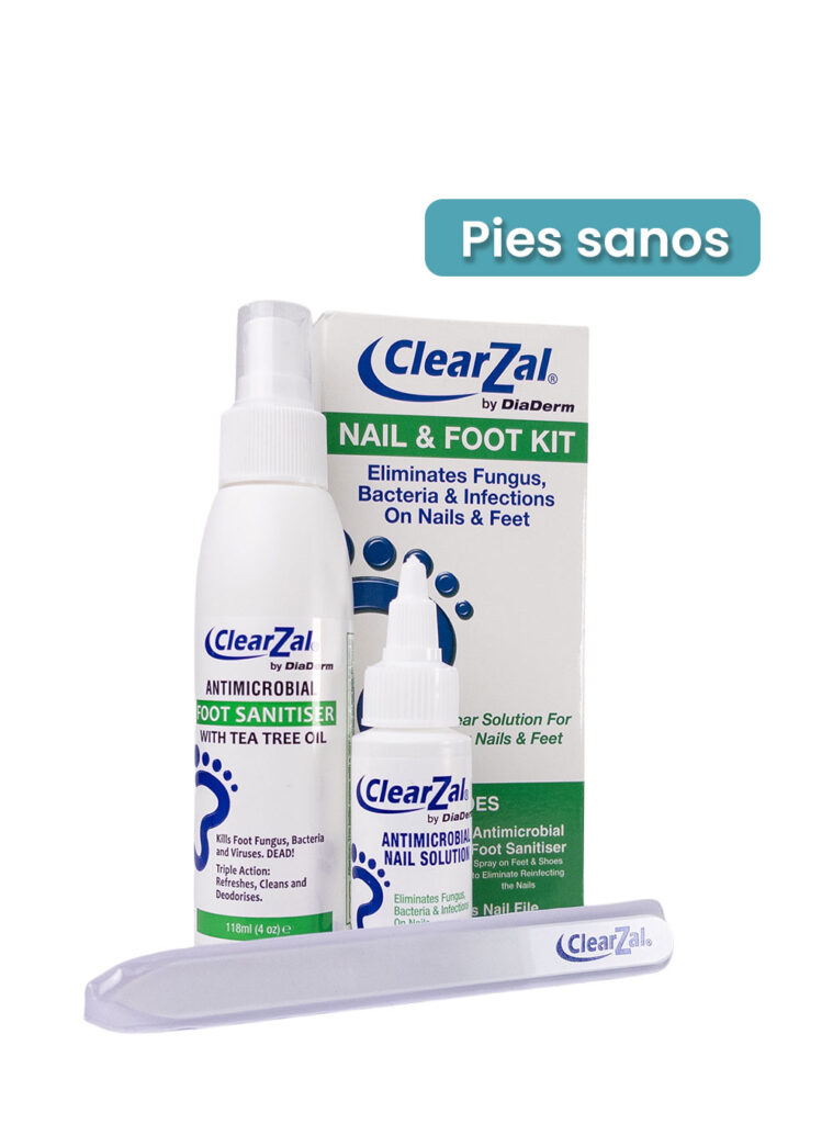 Tratamiento para hongos en las uñas y pies clearzal