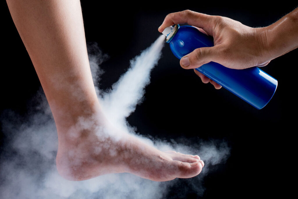 Mal olor en los pies productos